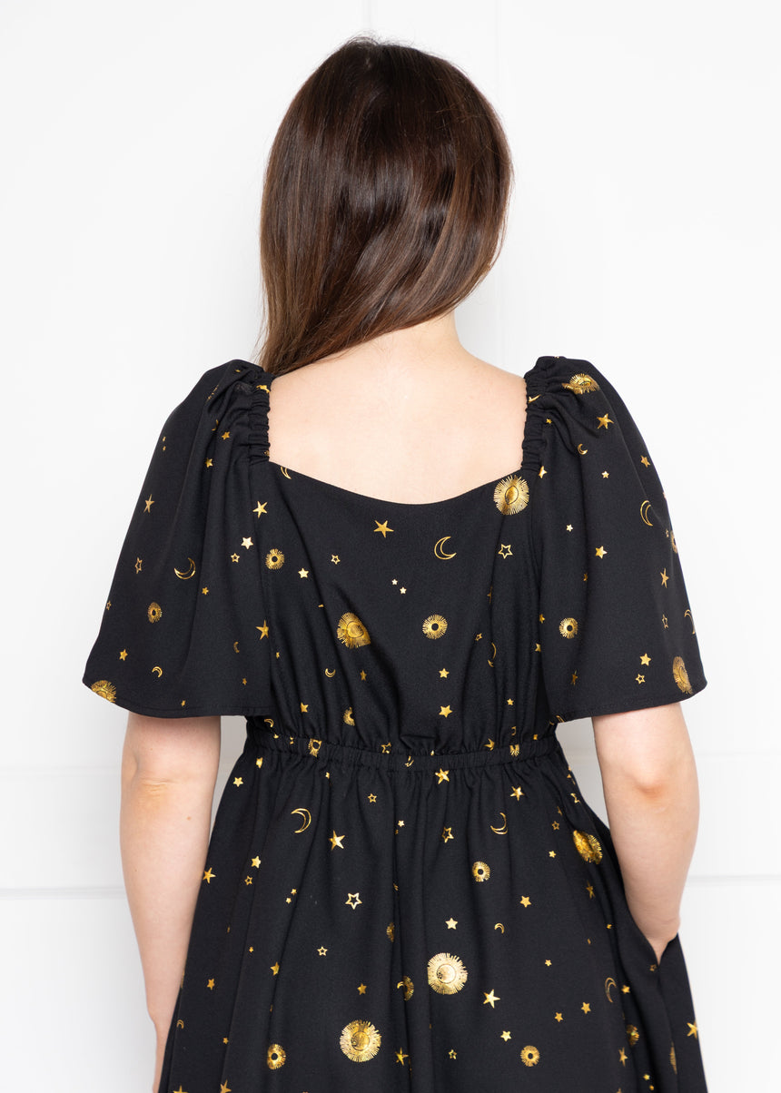 Twisted Wunder Cordella Gold Mini Dress