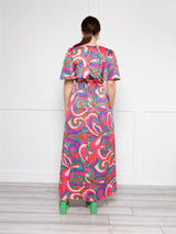 Grace Pink and purple Swirl Dress