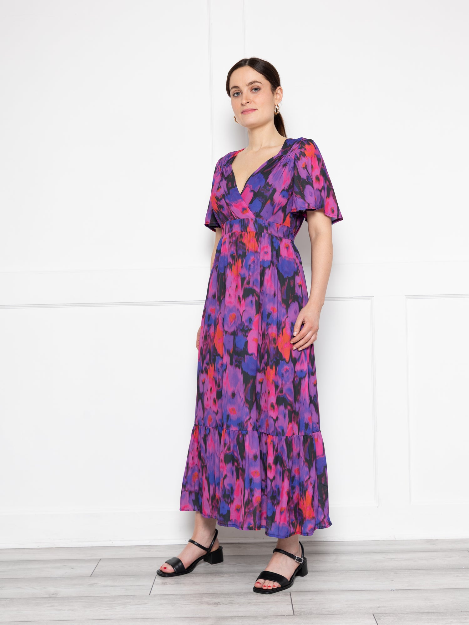 purple maxi dress uk Madeline Maxi Knit Dress