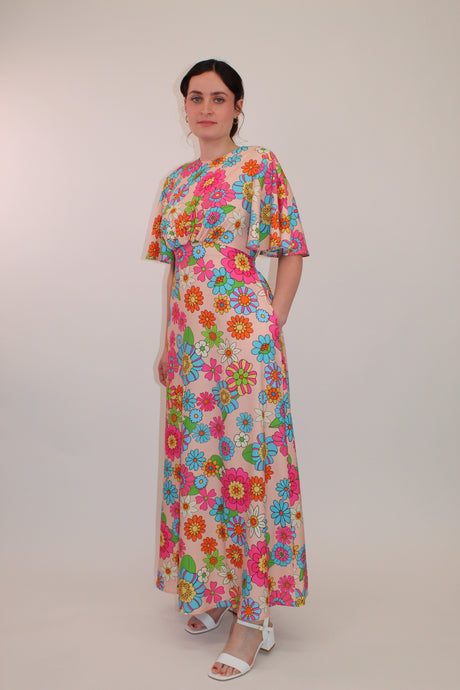 Twisted Wunder Maxi Crepe Dress