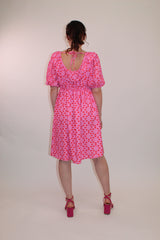 Heart Print Mini Dress