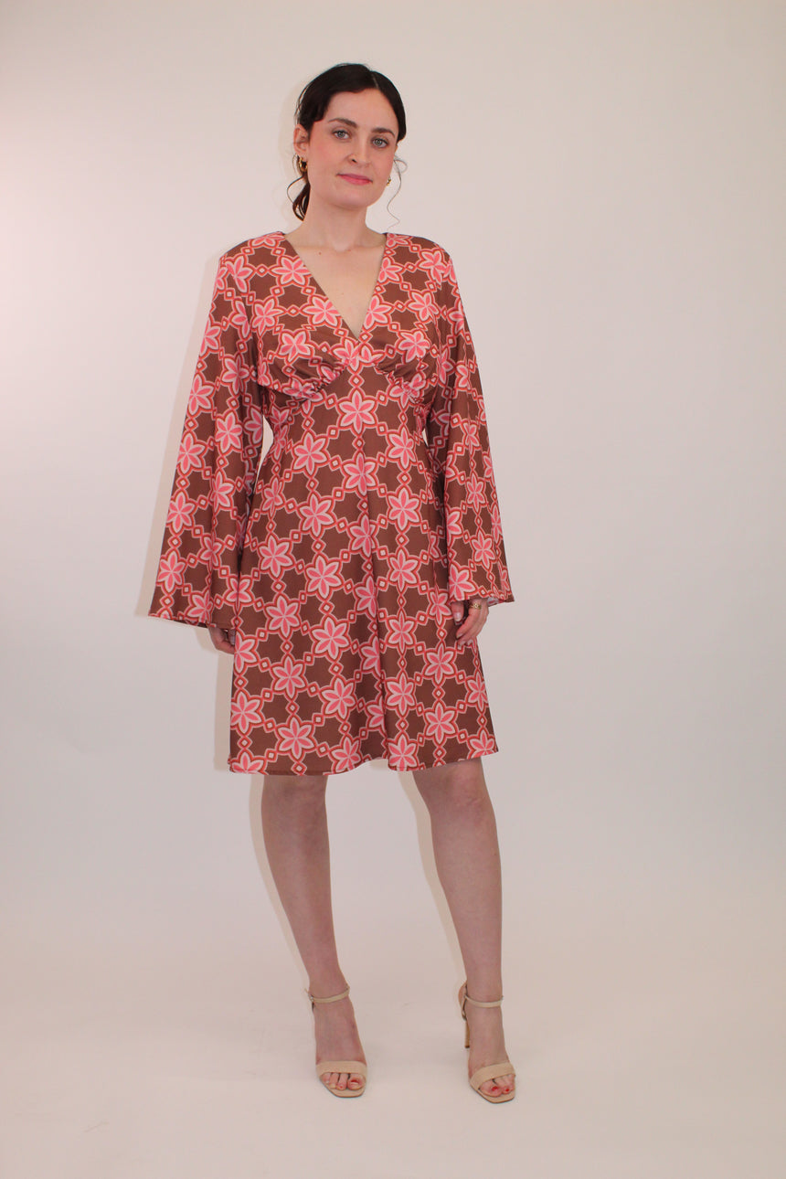 Twiggy Mini Crepe Dress