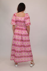 Twisted Wunder Linen Midaxi Dress