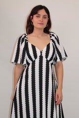 Angel Stripe Maxi Dress
