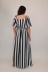 Angel Stripe Maxi Dress