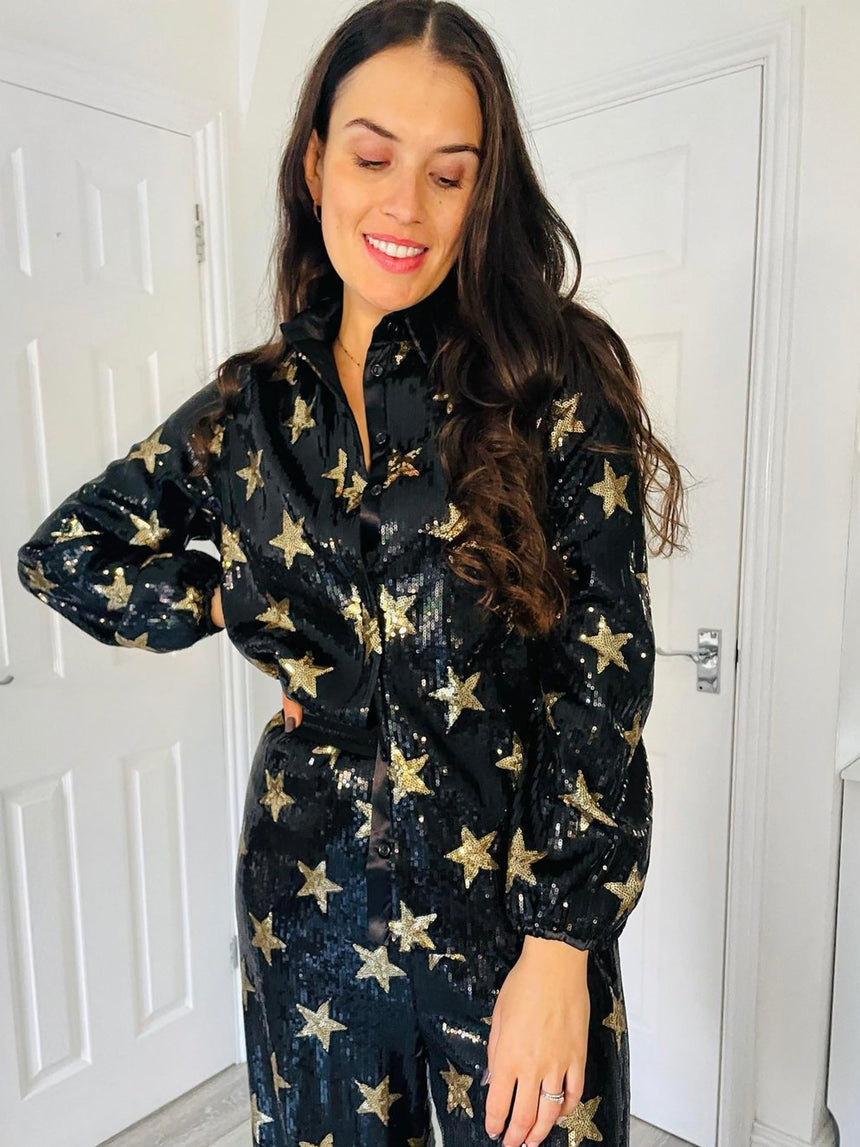 Sequin Star 'Rockstar' Shirt