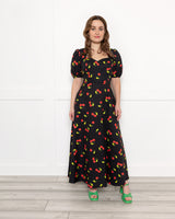 Bertie Midaxi Cherry Print Dress