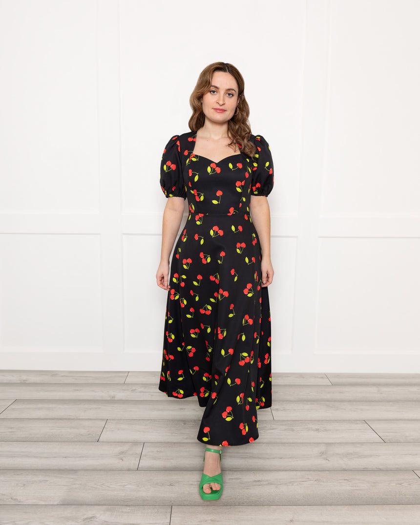 Bertie Midaxi Cherry Print Dress