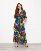 Vivienne Maxi Dress in Multi Star