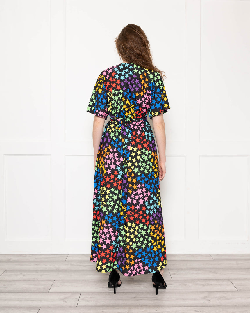 Vivienne Maxi Dress in Multi Star