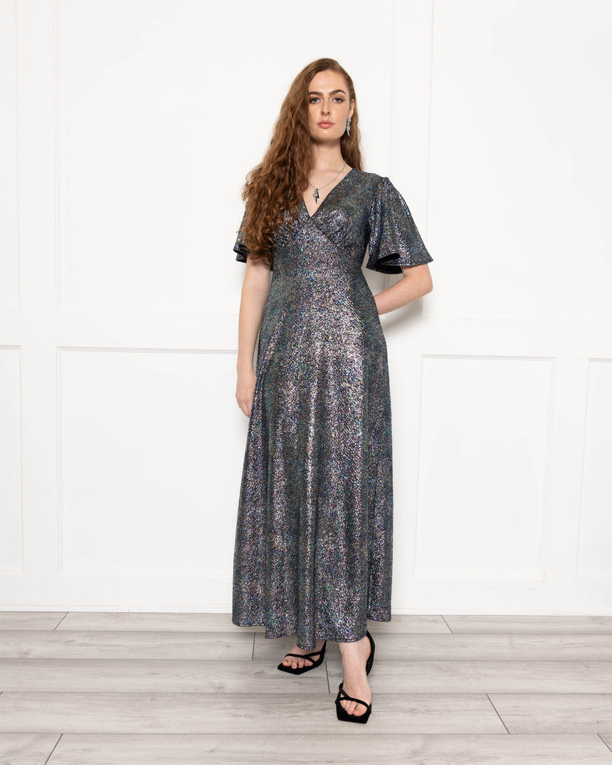 Sophia Multi Foil Maxi Dress