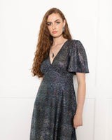 Sophia Multi Foil Maxi Dress