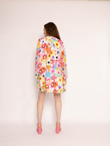 Sue Flare Sleeve Mini Dress