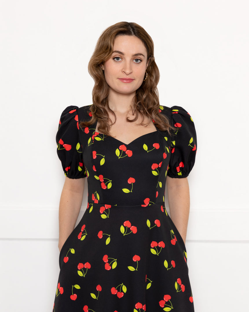 Bertie Midaxi Cherry Print Dress