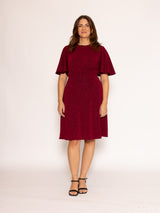 Twisted Wunder Ziggy Magenta Mini Dress