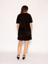 Sequin Mini T-Shirt Dress