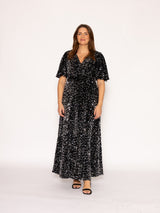 Twisted Wunder Grace Sequin Maxi Dress