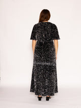 Twisted Wunder Grace Sequin Maxi Dress