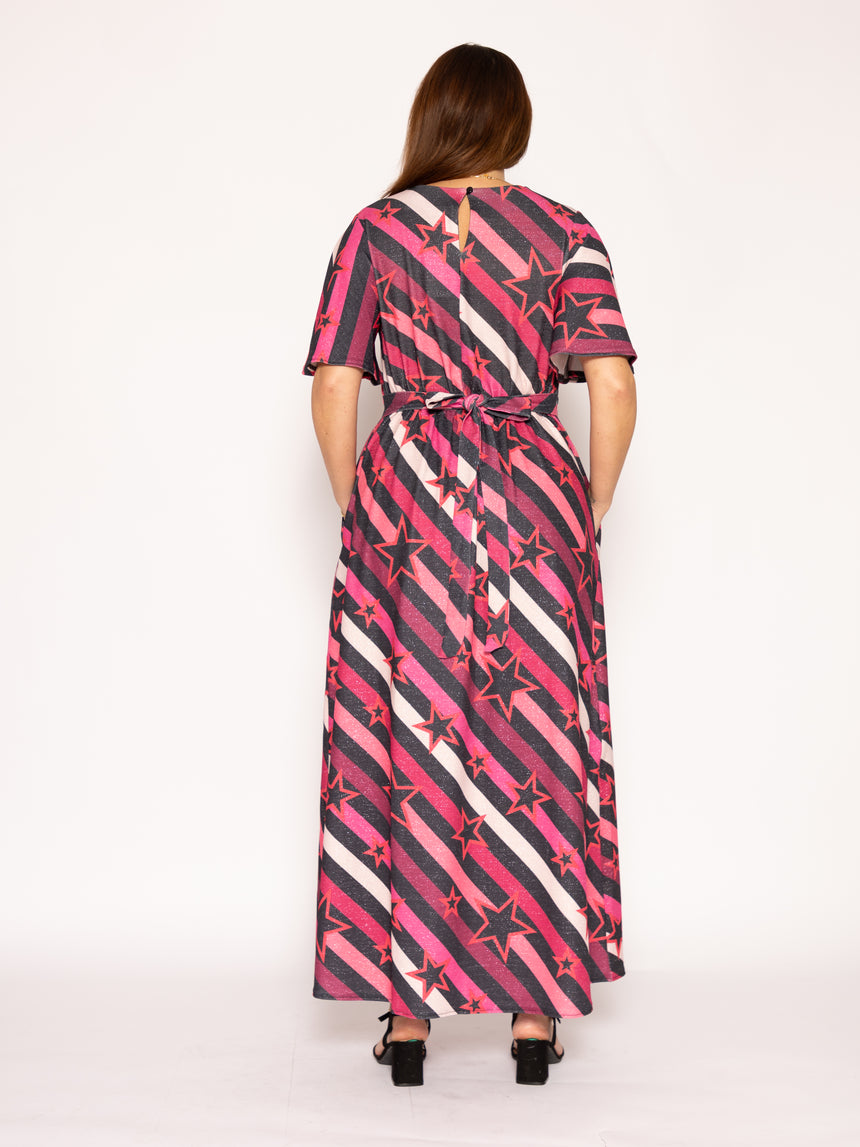 Twisted Wunder Ziggy Twin Star Maxi Dress