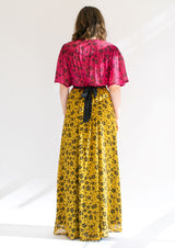 Amy pink and yellow Floral dress