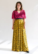 Amy pink and yellow Floral dress