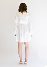 Mini Dress Feathered Dress