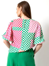 Jo Jo Check Blouse