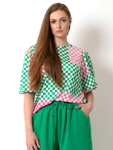 Jo Jo Check Blouse